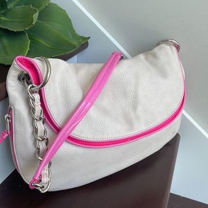 Jessica Simpson off white and pink shoulder bag Handbag Purse